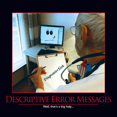 Descriptive Error Messages